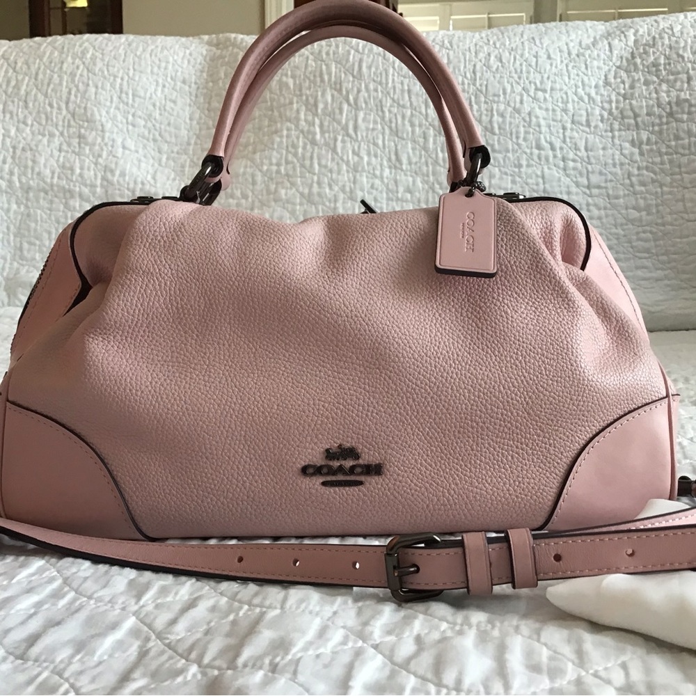Pink Coach Lane Satchel